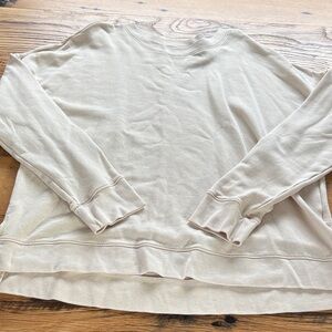 Time and Tru Light Beige Women's Sweatshirt - Size 2XG